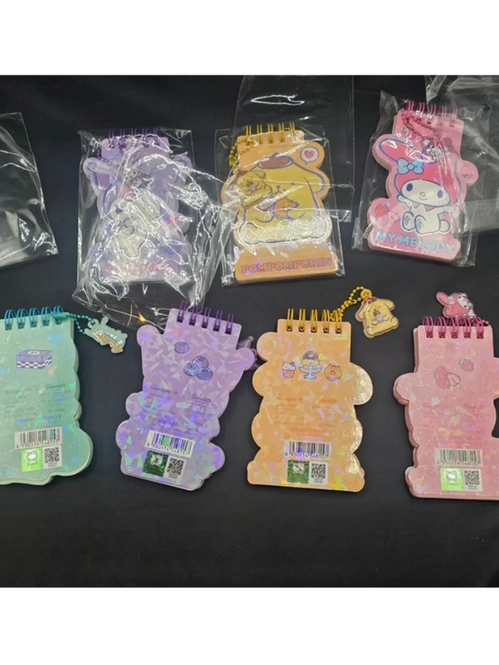 (7) Sanrio Note Pads Pochacco Kuromi Pompompurin My Melody